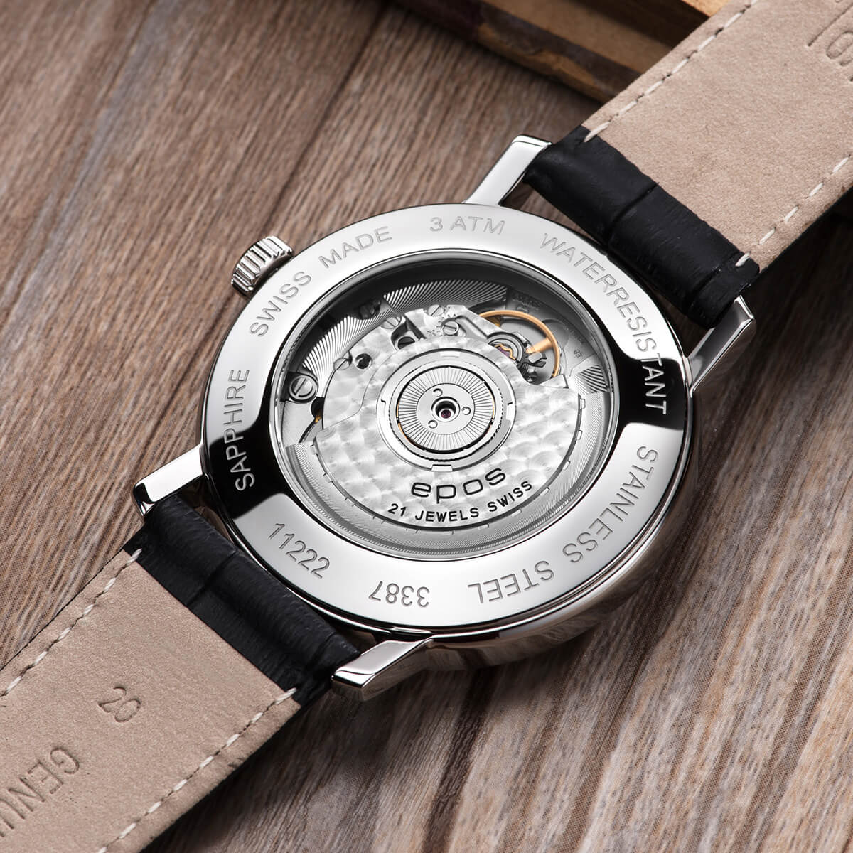 EPOS ORIGINALE 3387 Automatic Classic Dress Watch 3387.152.20.20.15 - Wilson Watches
