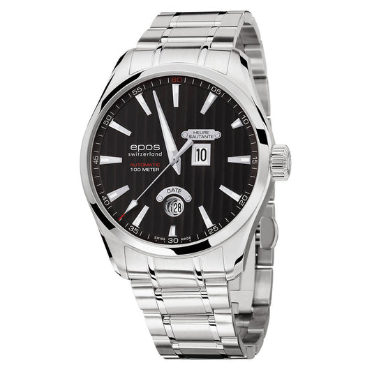 EPOS PASSION 3405 Automatic Jumping-Hour Elegant Dress Watch 3405.672.20.15.30 - Wilson Watches