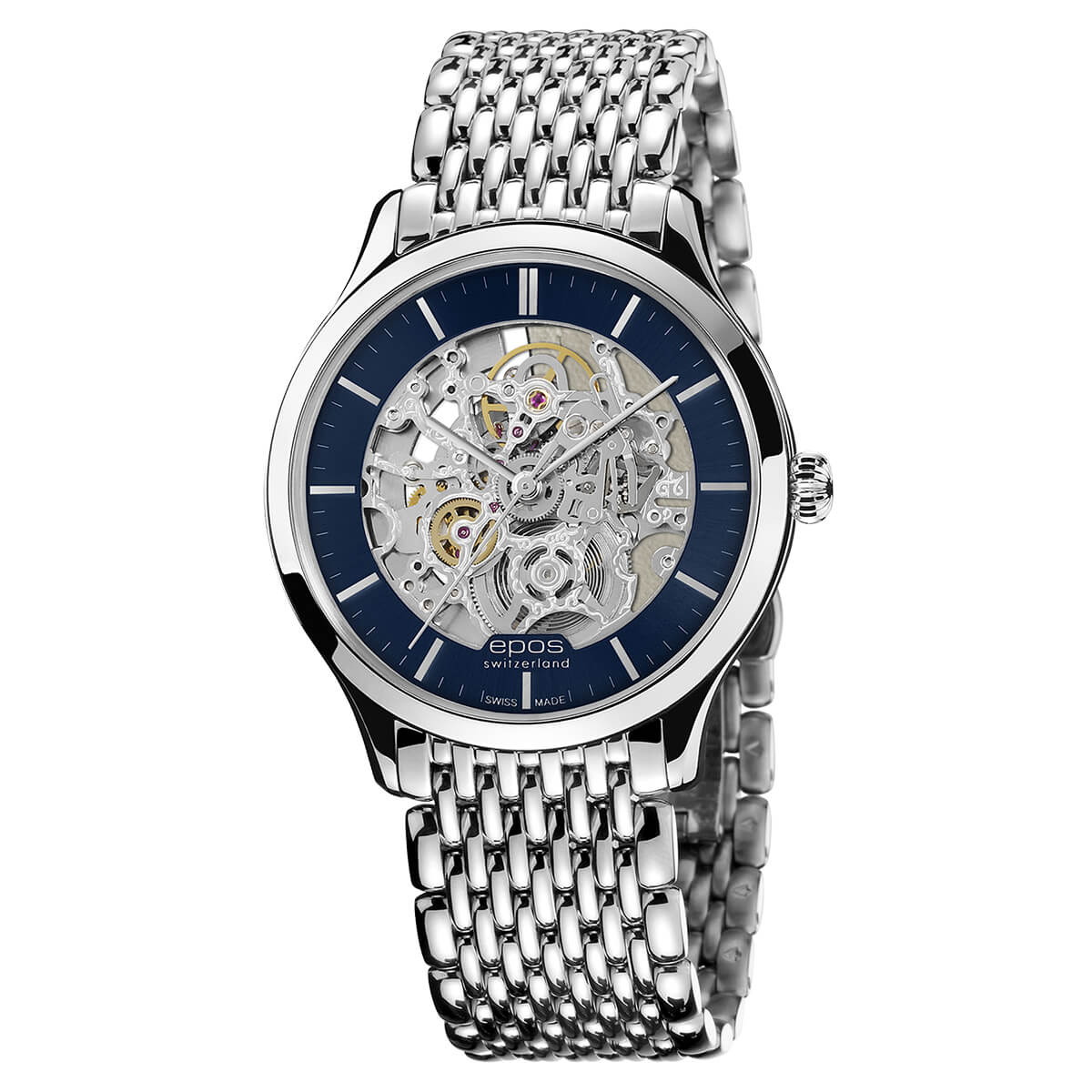 EPOS ORIGINALE 3420 Automatic Elegant Skeleton Watch 3420.155.20.16.30 - Wilson Watches