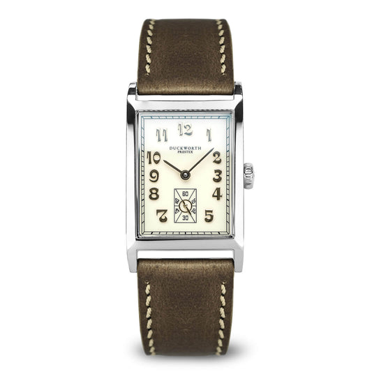 Duckworth Prestex Centenary cream dial brown Leather for sale in Northern Ireland - Wilson Watches