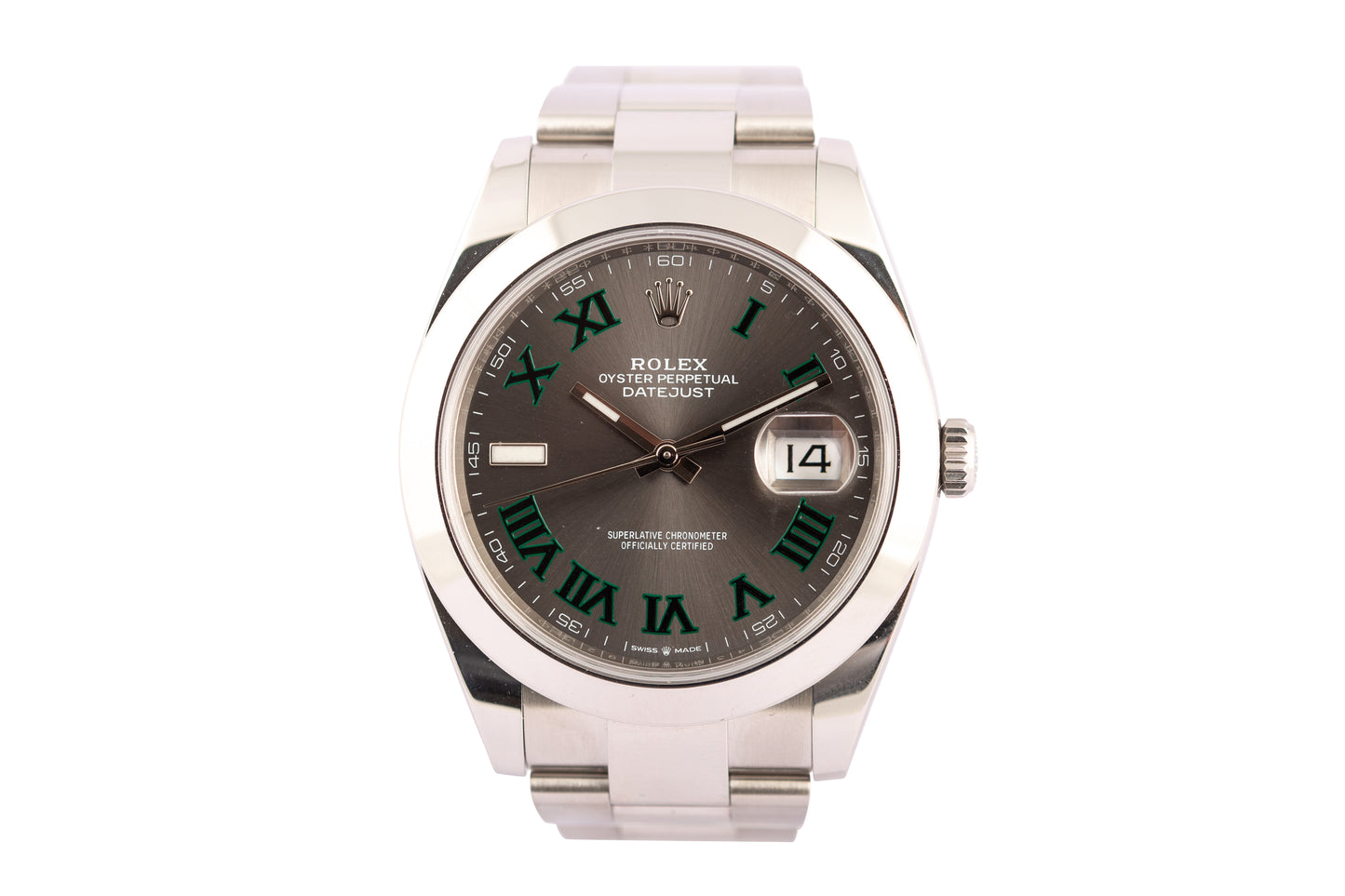 Rolex Datejust 41 Certified 126300 Wimbledon dial - Wilson Watches