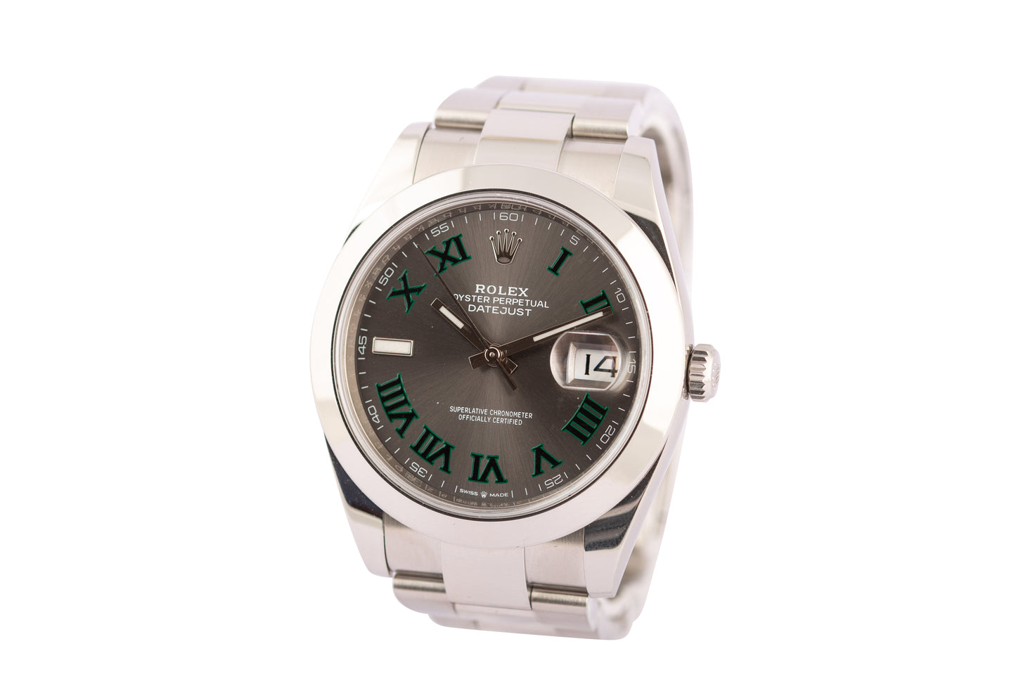 Rolex Datejust 41 Certified 126300 Wimbledon dial - Wilson Watches