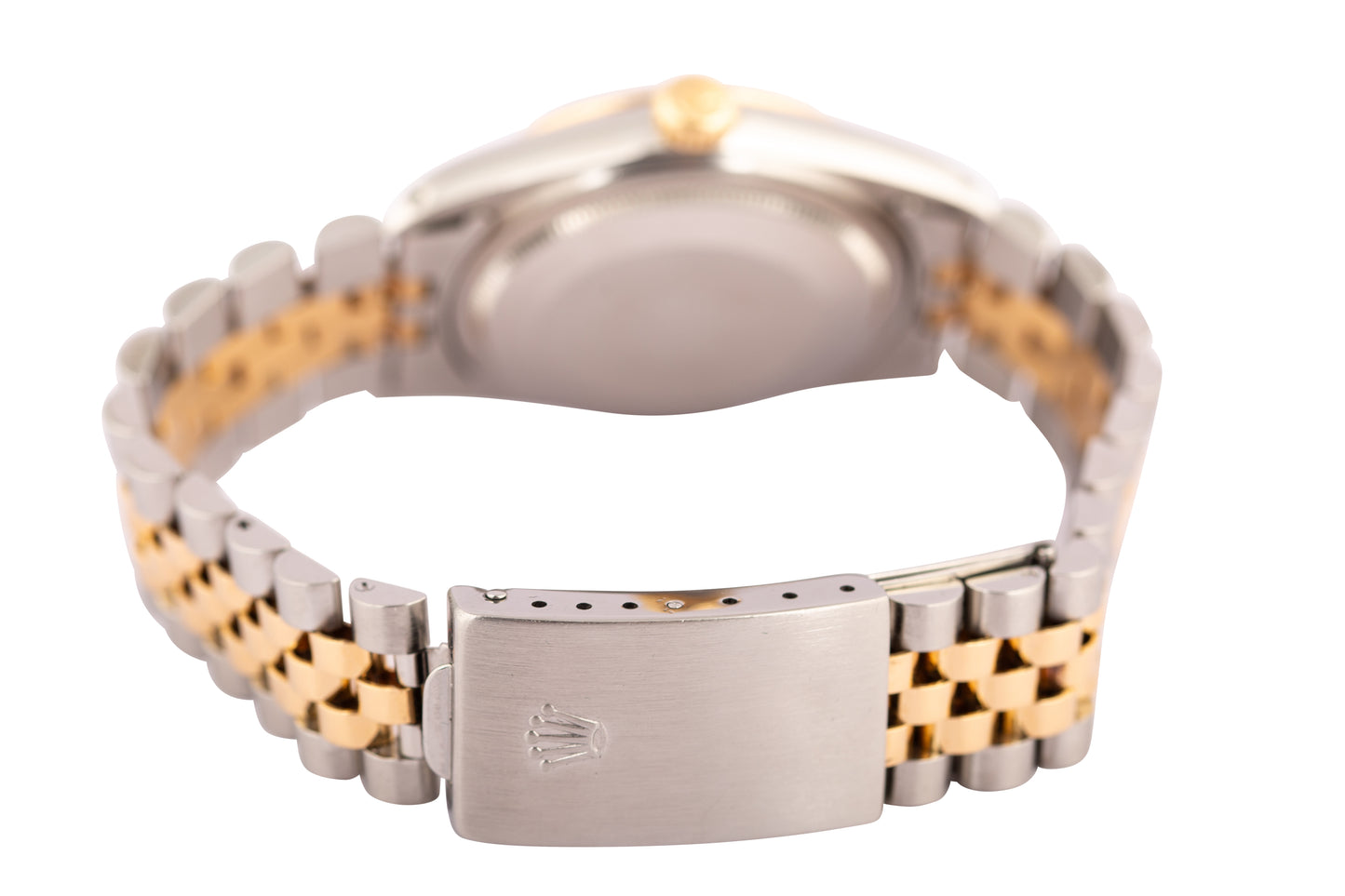 Rolex Datejust 36 16013 Champagne Dial 36mm Steel and Gold Jubilee Watch - Wilson Watches
