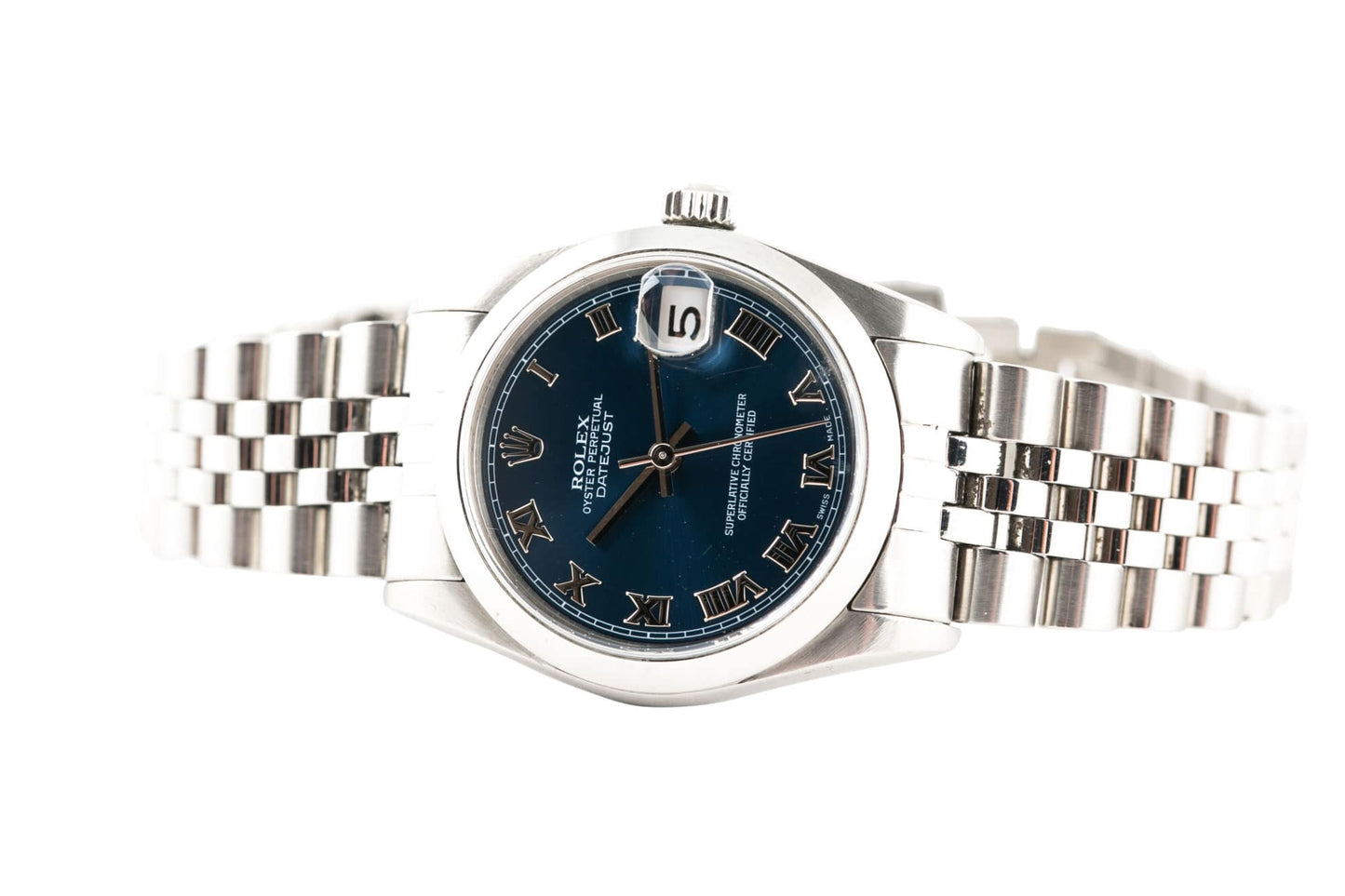 Rolex -Datejust- model -number- 68240 -31mm -side- view