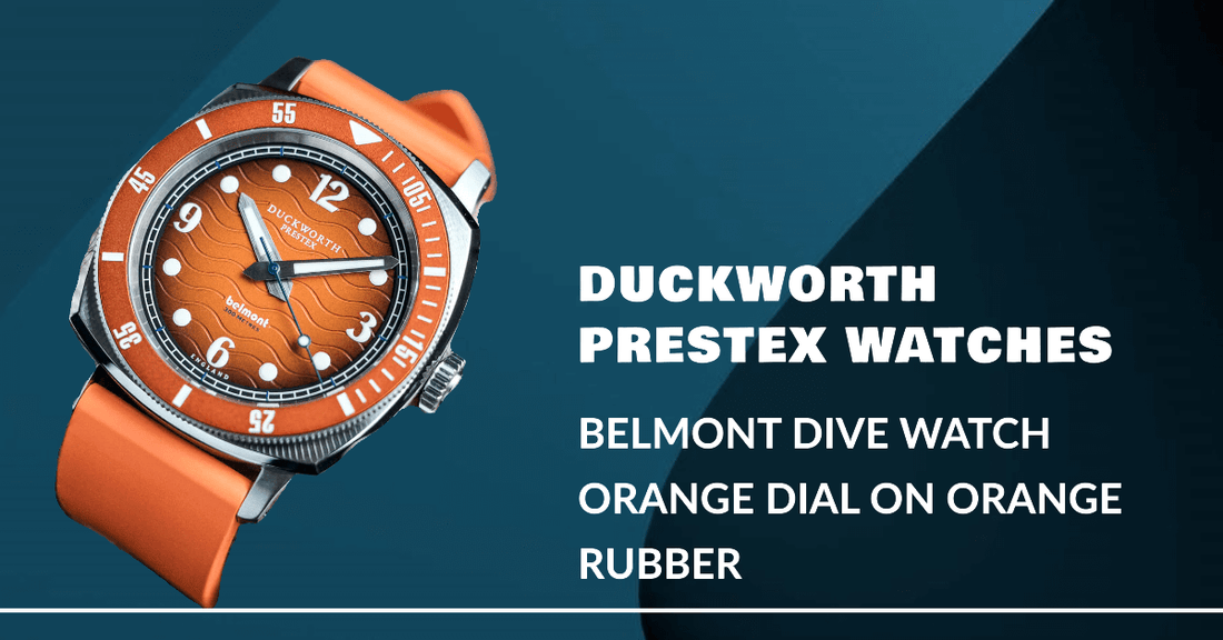 BELMONT DIVE WATCH ORANGE DIAL ON ORANGE RUBBER