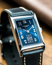Centenary blue dial blue leather - Wilson Watches