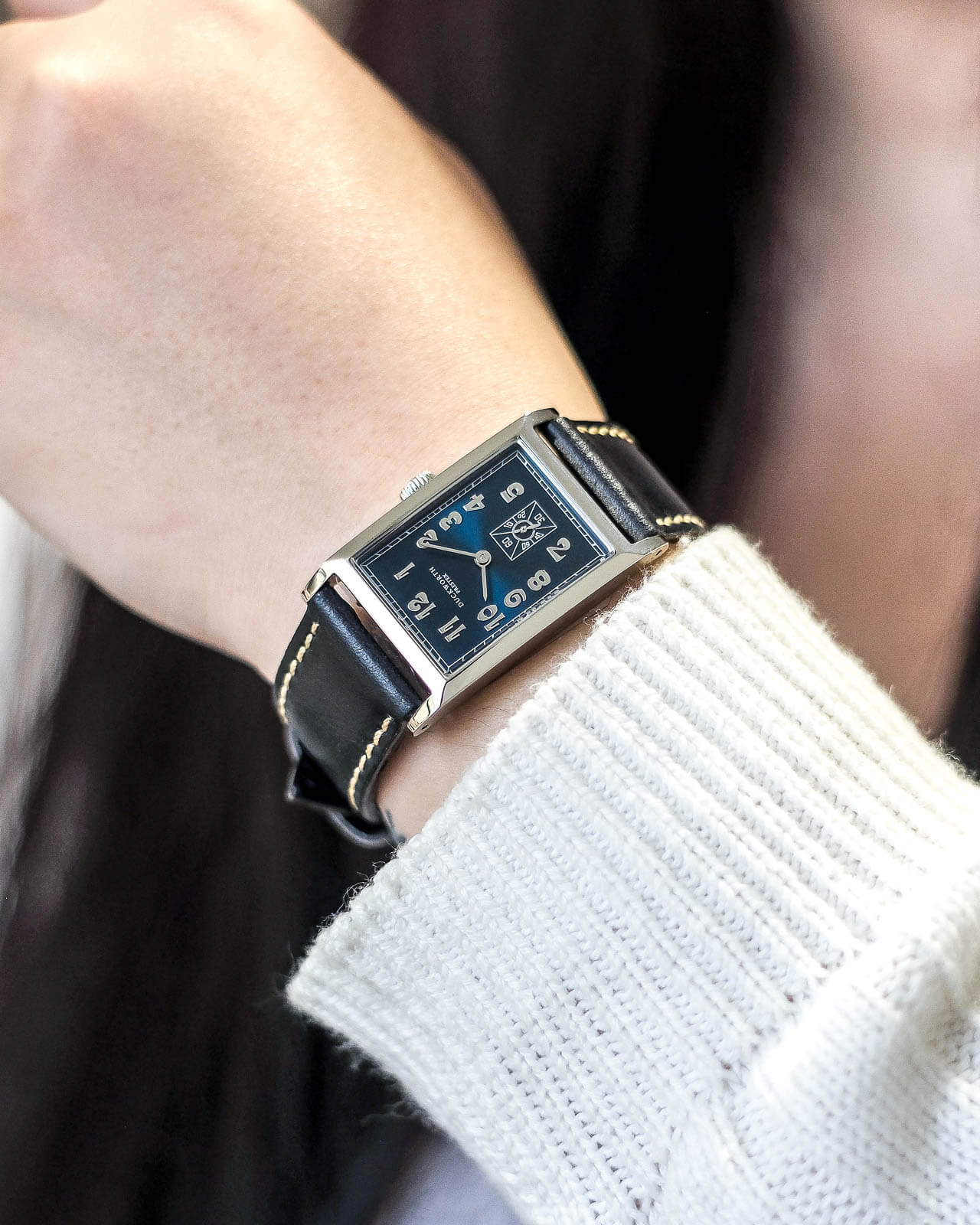 Centenary blue dial blue leather - Wilson Watches