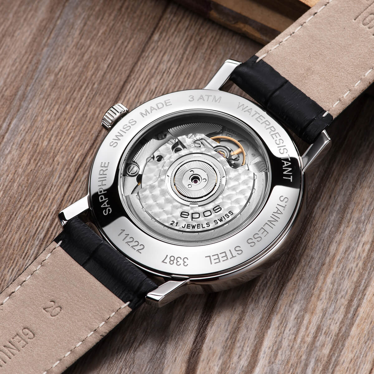EPOS ORIGINALE 3387 Automatic Classic Dress Watch 3387.152.20.20.15 - Wilson Watches 