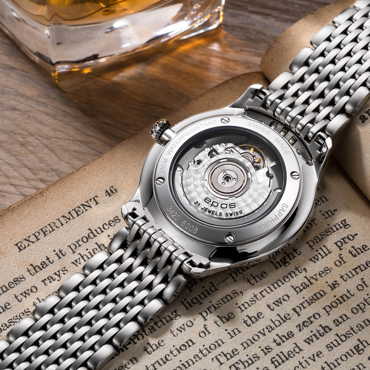 EPOS ORIGINALE 3420 Automatic Elegant Dress Watch 3420.152.20.16.30 - Wilson Watches