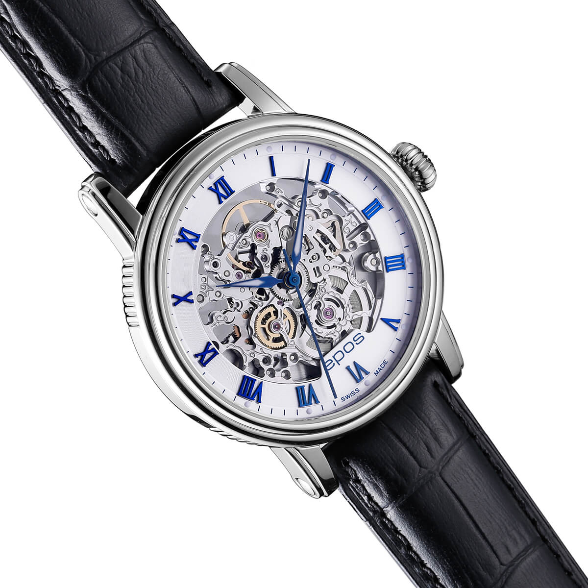 EPOS EMOTION 3390 Automatic Classic Skeleton Watch 3390.155.20.20.25 - Wilson Watches