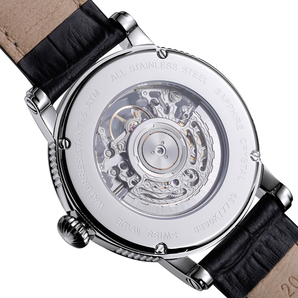 EPOS EMOTION 3390 Automatic Classic Skeleton Watch 3390.155.20.20.25 - Wilson Watches