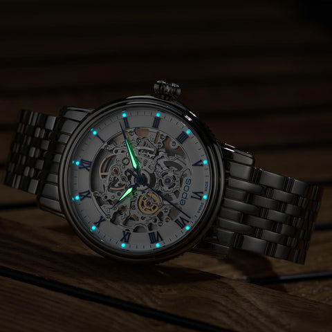 EPOS EMOTION 3390 Automatic Classic Skeleton Watch - Wilson Watches