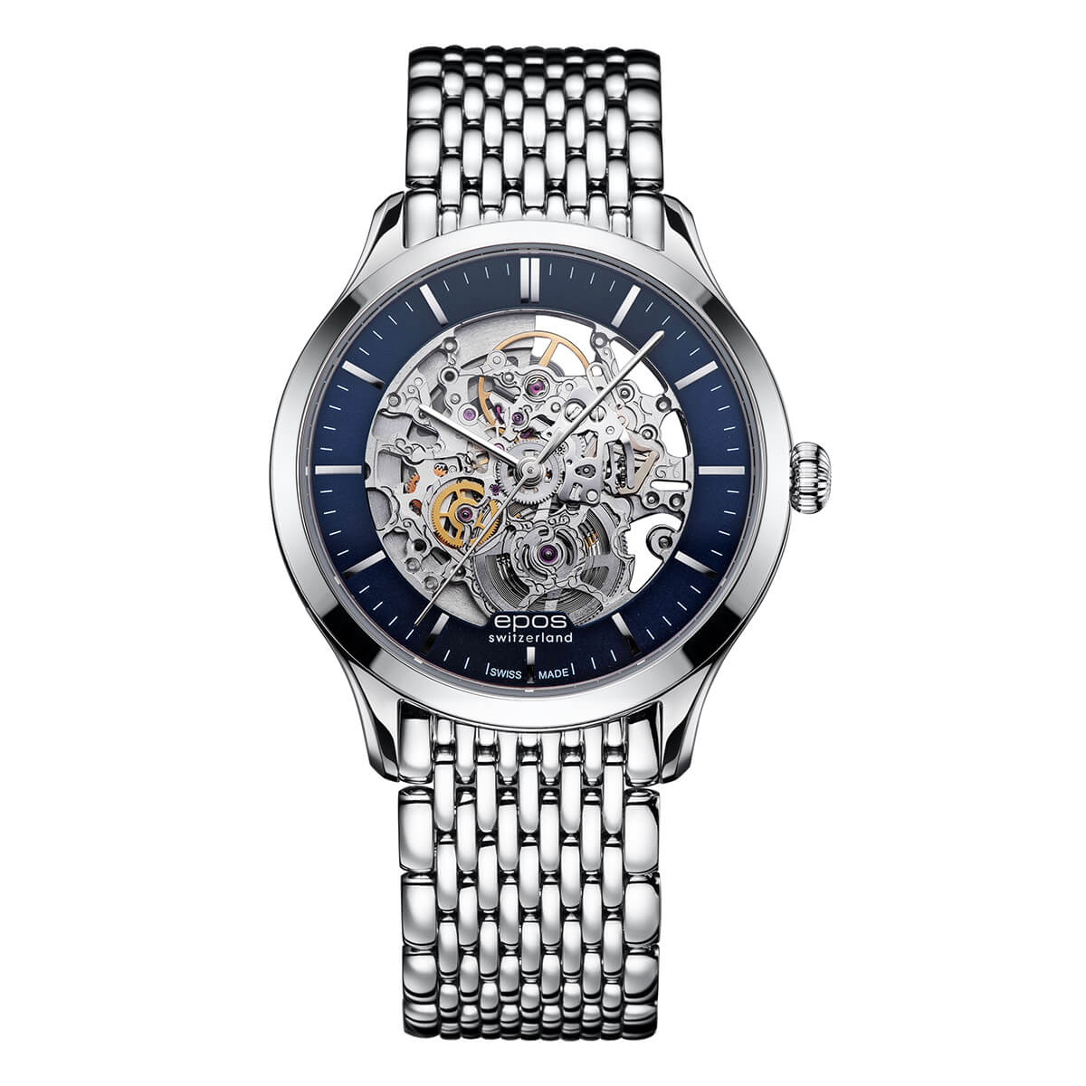EPOS ORIGINALE 3420 Automatic Elegant Skeleton Watch 3420.155.20.16.30 - Wilson Watches