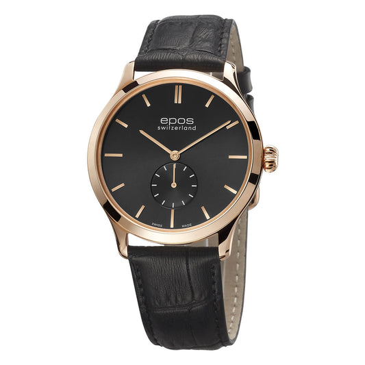 EPOS Originale 3408 Ultra-Thin Hand-Wound  Elegant Dress Watch 3408.208.24.14.15 - Wilson Watches 