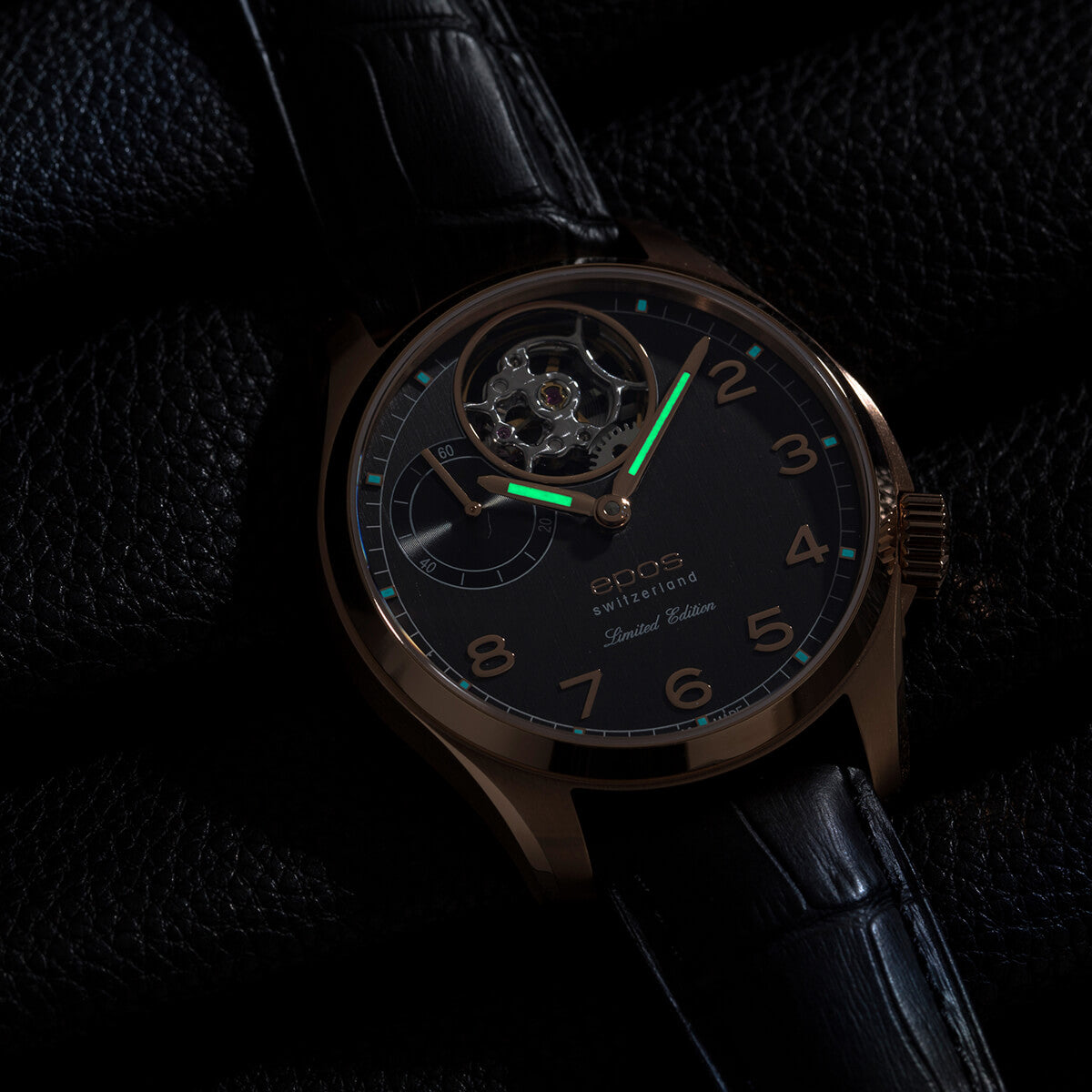 EPOS PASSION 3434 Limited Edition Hand-Wound Half-Skeletonised Elegant Dress Watch 3434.183.24.34.25 - Wilson Watches