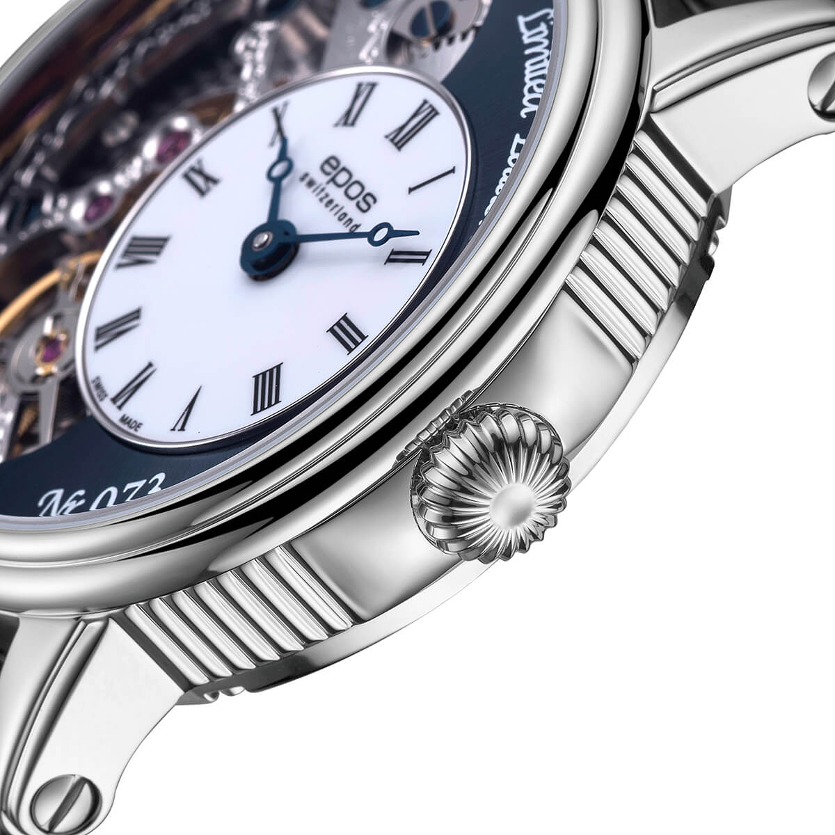 EPOS OEUVRE D'ART 3435 VERSO Limited Edition Hand-Wound Skeleton Watch 3435.313.20.26.25 - Wilson Watches