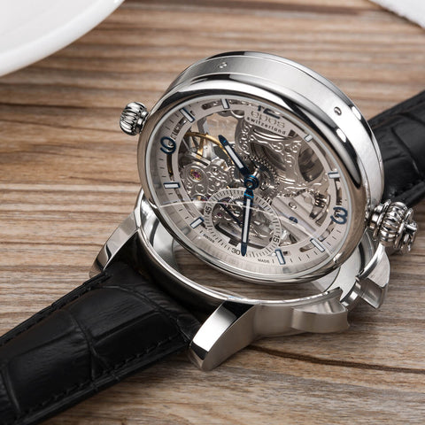 EPOS OEUVRE D'ART 3429 Limited Edition Hand-Wound Skeleton Pocket/Wrist Watch - Wilson Watches