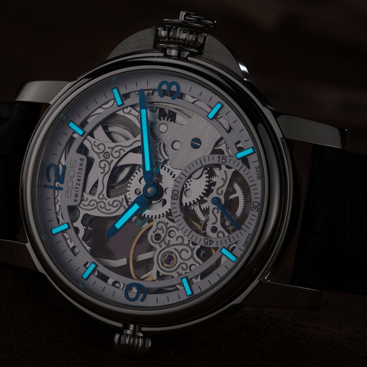 EPOS OEUVRE D'ART 3429 Limited Edition Hand-Wound Skeleton Pocket/Wrist Watch - Wilson Watches