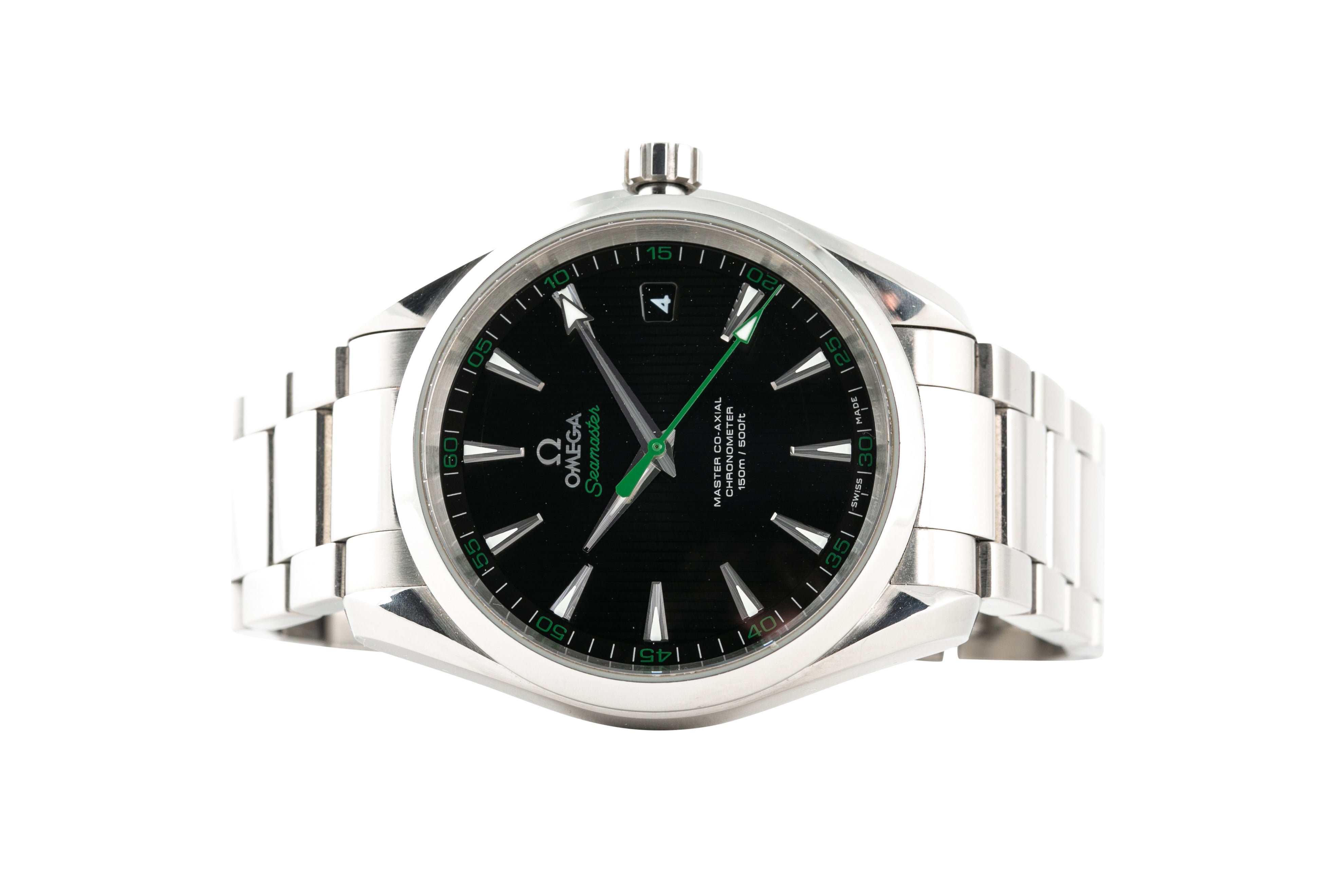 Omega Seamaster Aqua Terra Certified Golf Edition Mens Watch - Wilson Watches 