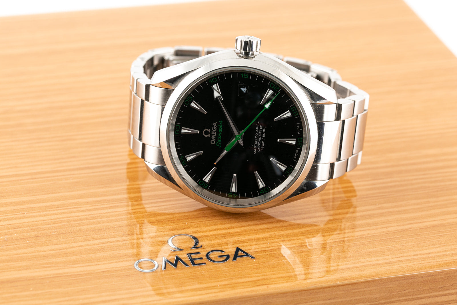 Omega Seamaster Aqua Terra Certified Golf Edition Mens Watch - Wilson Watches 