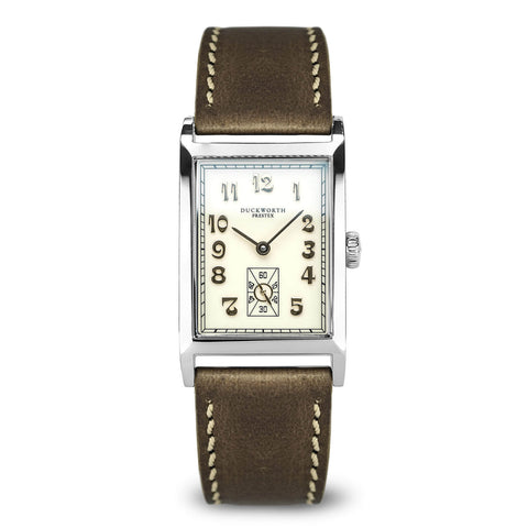 Centenary cream dial brown Leather - Wilson Watches