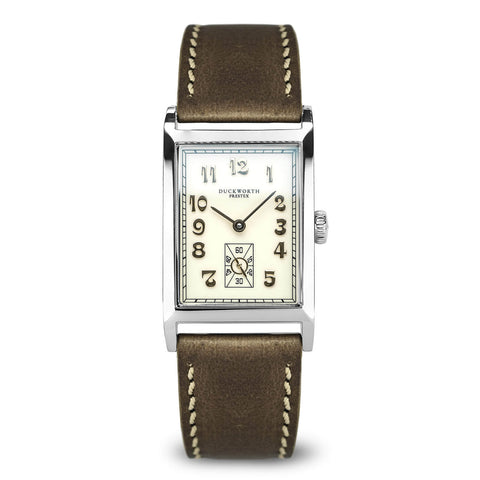 Centenary cream dial brown Leather - Wilson Watches 