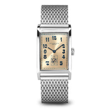 Centenary salmon pink dial on steel mesh bracelet - Wilson Watches