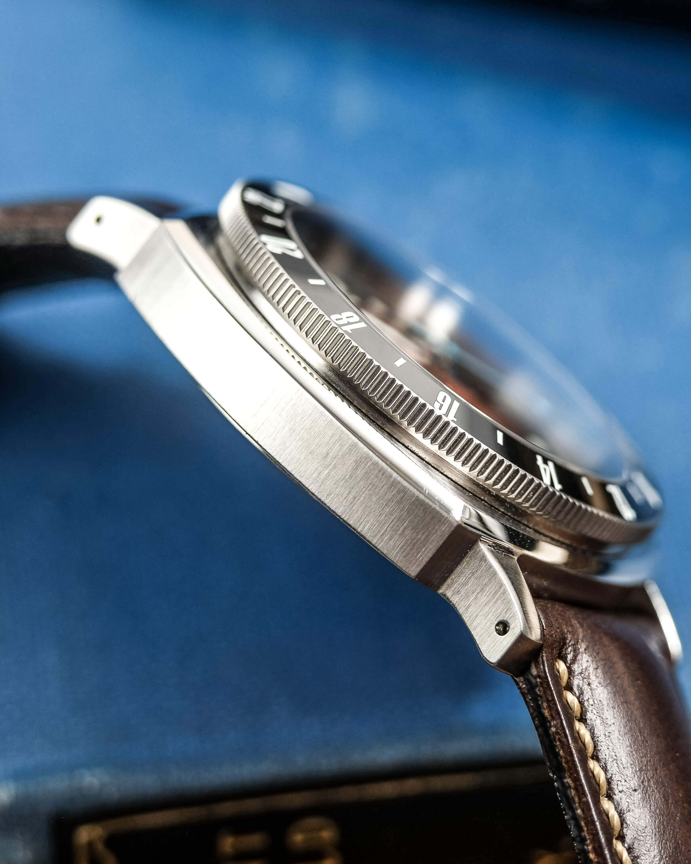 Rivington GMT watch green dial on green leather - Wilson Watches