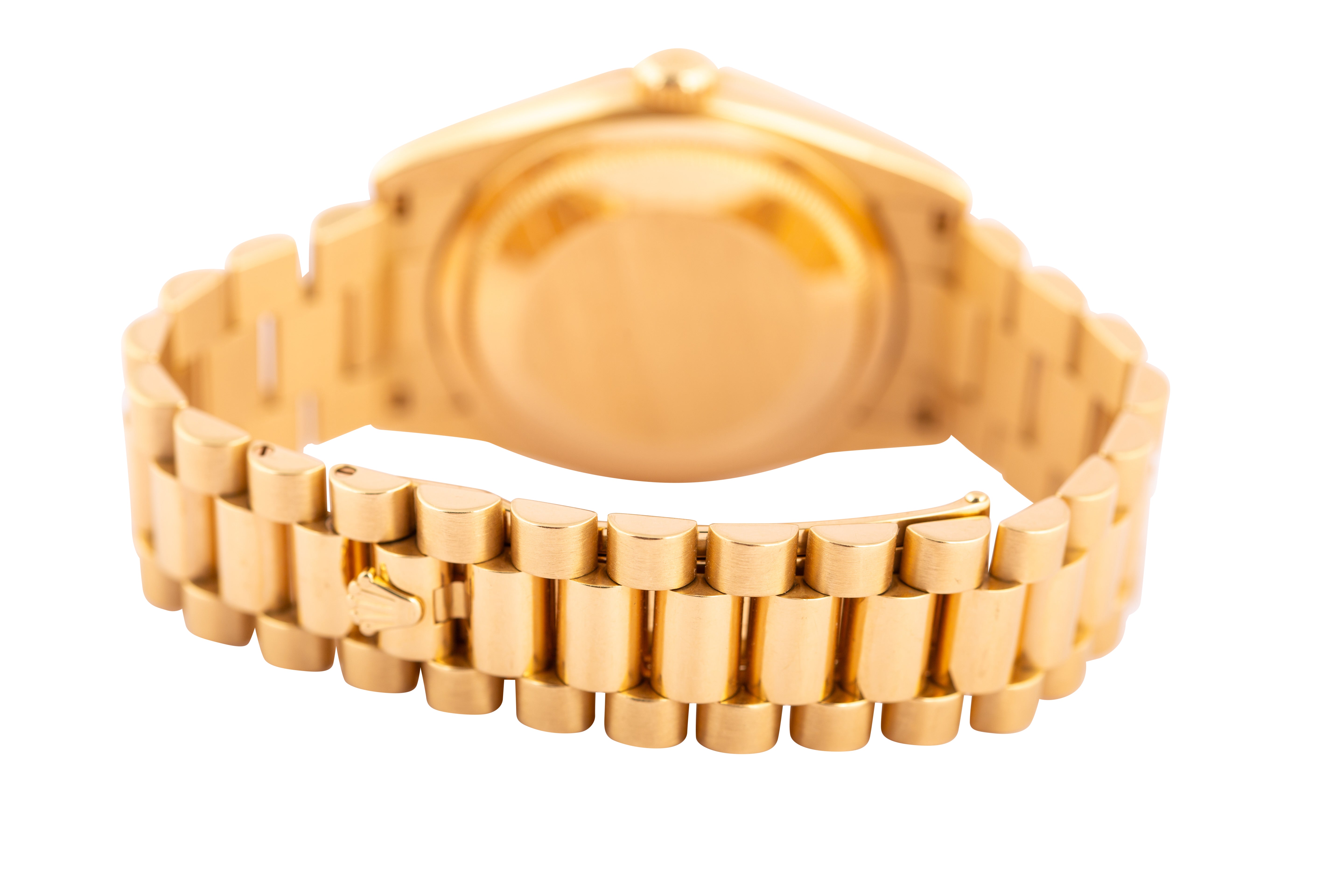 Rolex Day-Date 36 President Day Date Yellow Gold Blue Diamond Dial Mens Watch 118238 - Wilson Watches 