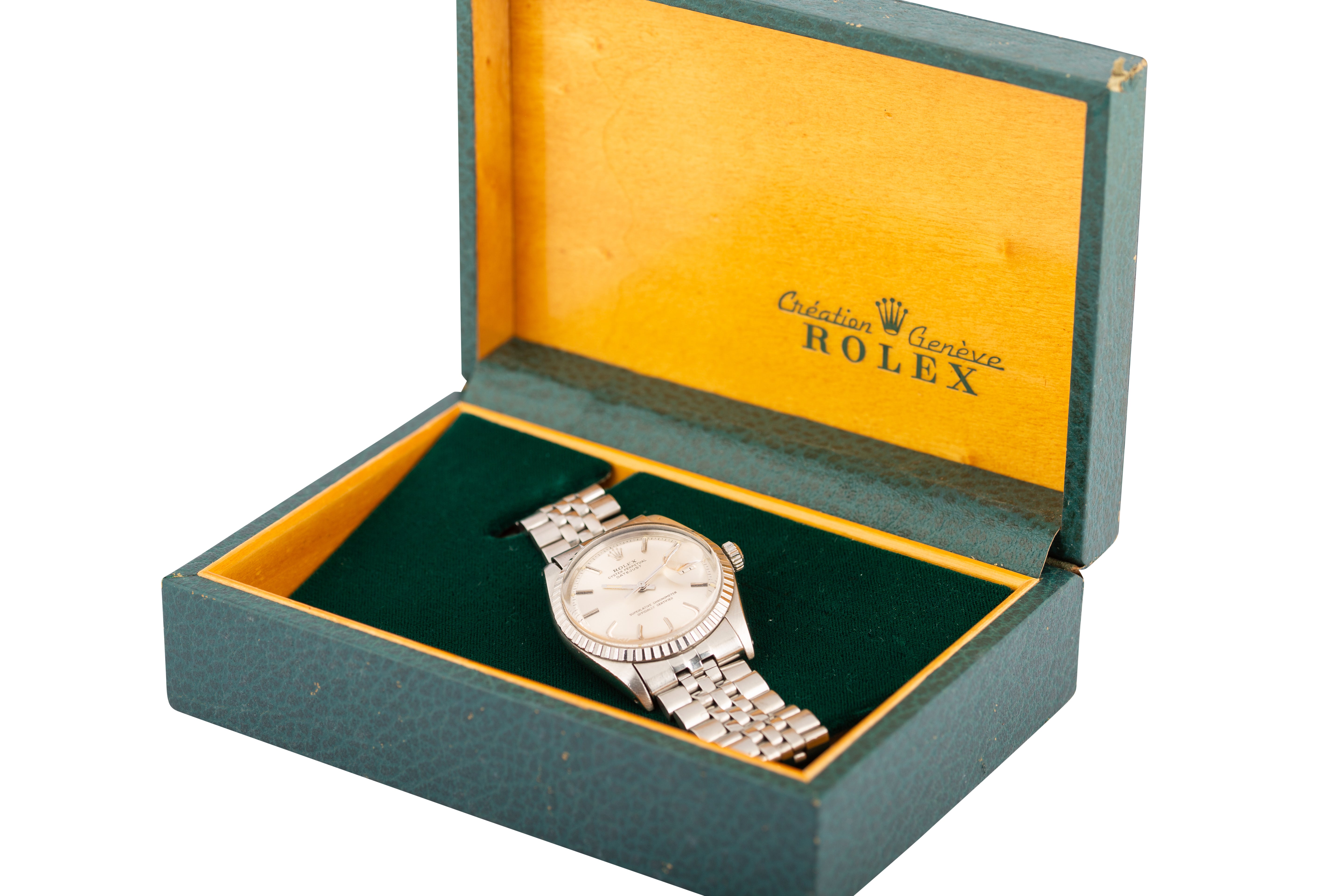 1976 Rolex DateJust ref. 1603 Silver Dial, Oyster Bracelet - Wilson Watches 