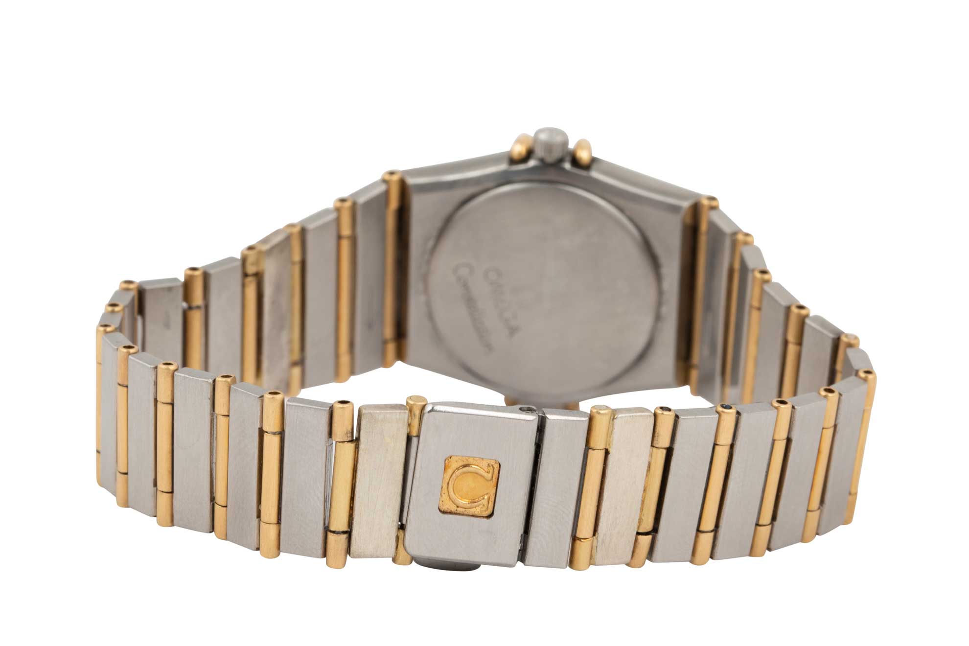 OMEGA CONSTELLATION ladies steel and 18crt gold watch