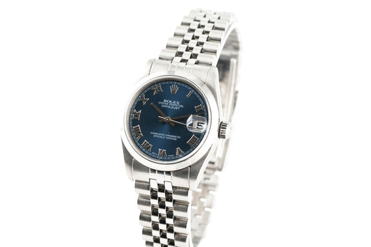 Rolex -Datejust -31mm -Blue -Dial- Right -side- model -number -68240