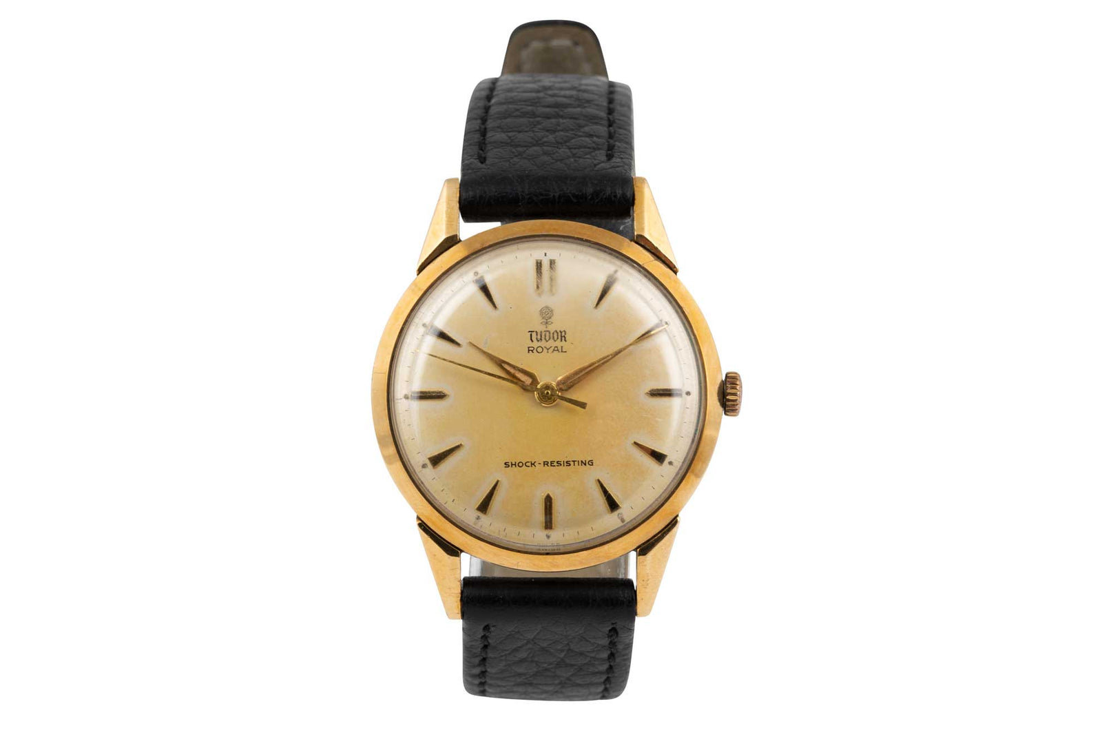 Tudor crt Gold Tudor Royal shock Resisting Gents Vintage Watch