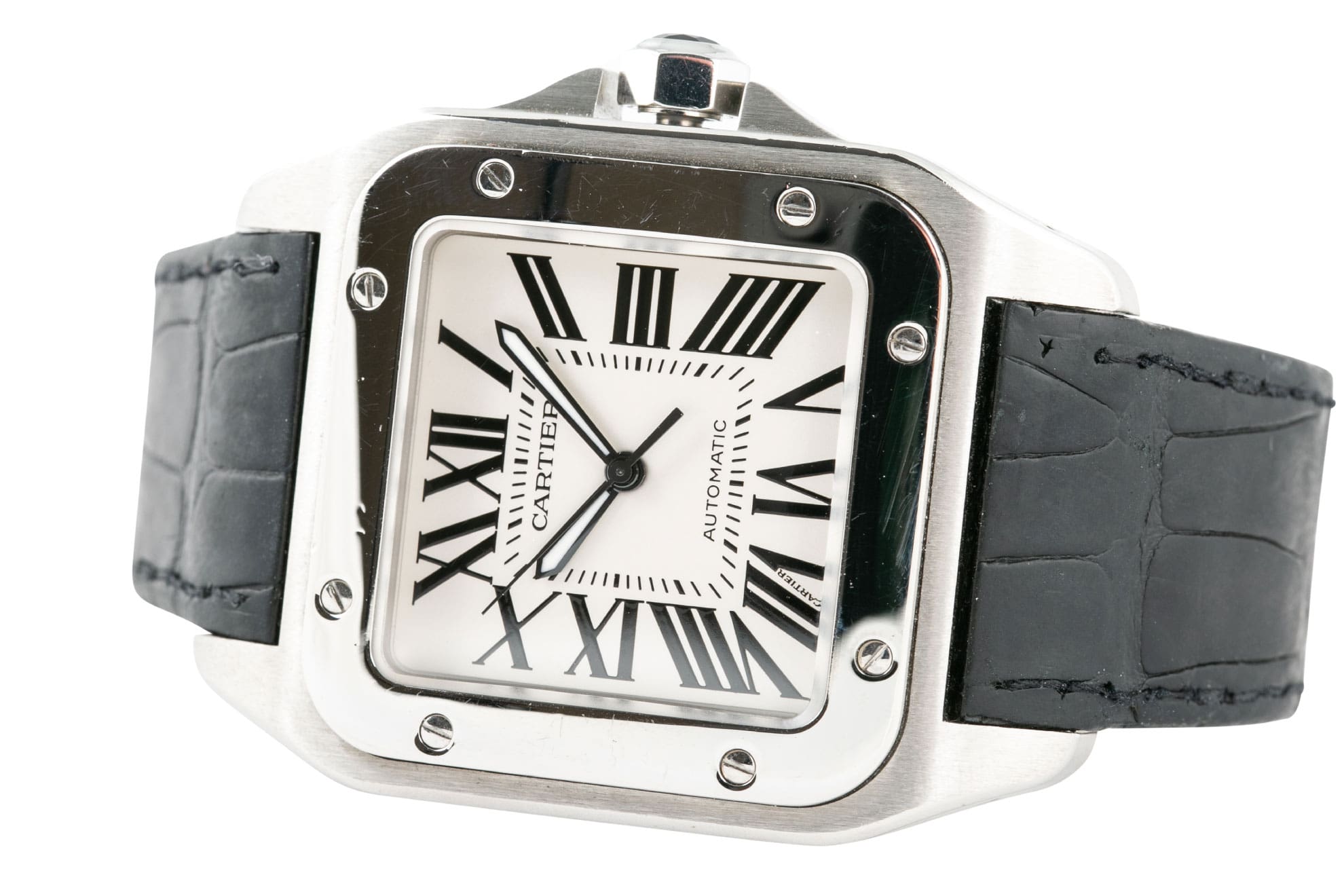 Cartier Santos 100 W20076X8 had a full service by Cartier - Wilson Watches